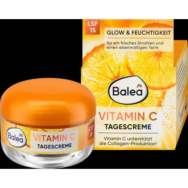 Balea Face Cream Vitamin C SPF 15, 50 ml
