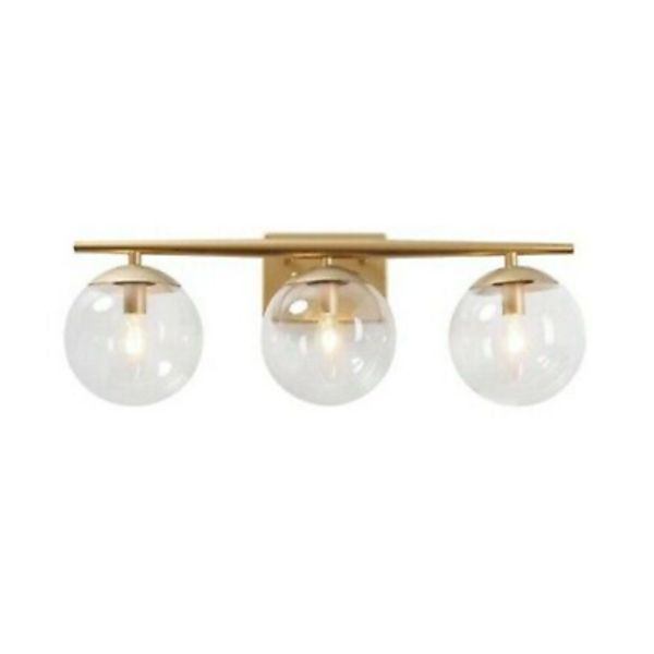 LNC Elegant 3-light Bath Vanity Light in Gold A03591