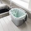 Addis Everyday Kitchen 4.5 Litre Sage Green Plastic Compost Caddy (Single)