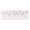 4 Way Converter Socket (Wiring Required) with Surge Protection