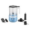 Cordless 5 Cup Blue Velvet Food Chopper