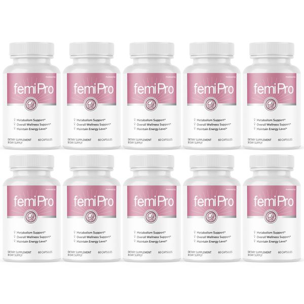 FemiPro Bladder Support Supplement - Probiotic Femi Pro - 10 Bottles