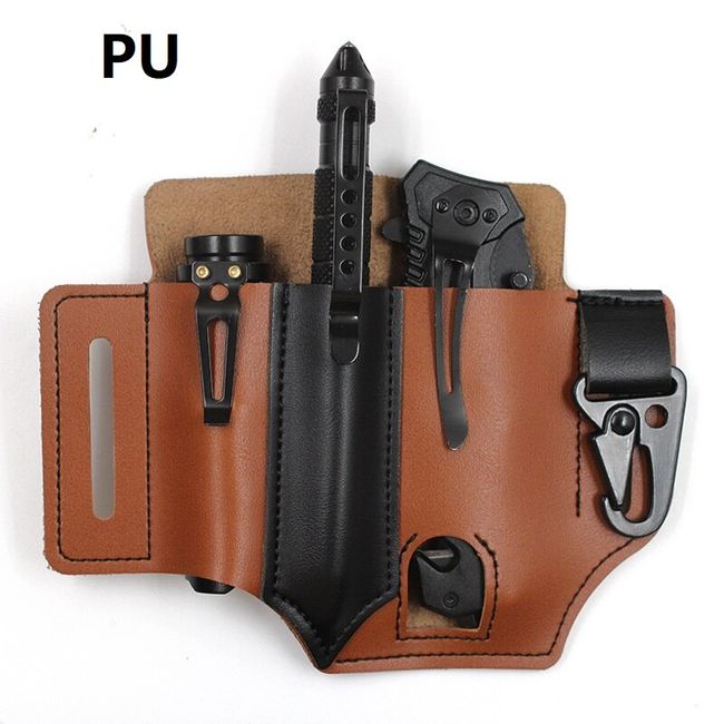 Leather Cellphone Loop Holster Wallet Phone Pouch Belt Bag Waist