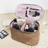 At First AF8347 Vanity Pouch, Cosmetics, Vanity Pouch, Makeup Box, Cosmetic Storage, Beige