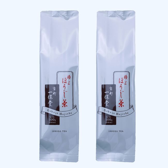 Hojicha Ippodo Tea Shop Superb Hojicha 3.5 oz (100 g) Bag x 2 Bottles | Roasted Japanese Tea Kyoto Tea Leaves