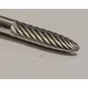 SF-42 Single Cut Solid Carbide Burr Die Grinder Bit 1/8" x 1/2" on 1/8" Shank