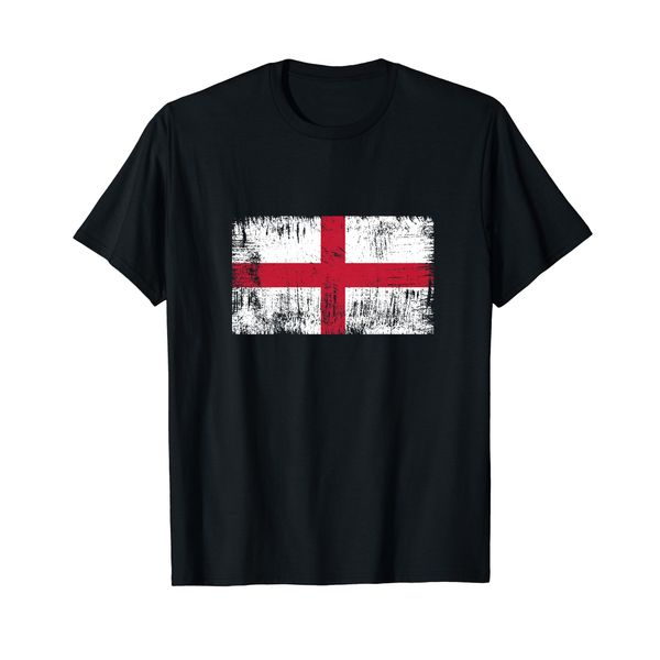 Vintage English Banner Fan England Flag Retro T-Shirt