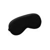 Wumio Silk Eye Mask, Black, Simple, Overseas Travel, Napping, High Speed Bus, Airplane, Comfortable Sleep, Soft, Gentle Eye Fatigue, Insomnia, Light Blocking, Break, Rubber Band, Good, Fluffy, Comfortable to the Touch