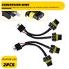 Conversion Wire H6054 to 9005 9006 Two Harness Head Light Adapter Plug Connector