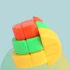 Oostifun 3 Layers Cube Cake Turning Magic Puzzle Cube Toy Stickerless Multicolour