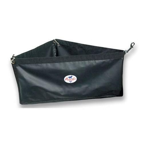 Professionals Choice 33X26X23X11 Equine Trailer Corner Feeder (Black)