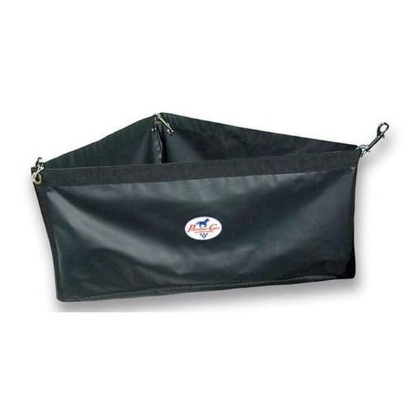 Professionals Choice 33X26X23X11 Equine Trailer Corner Feeder (Black)