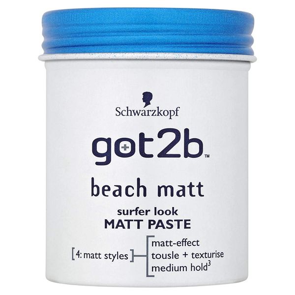 got2b Beach Matt Surfer Look Matt Paste 100ml - Pack of 1