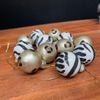 Sass & Belle Leopard & Zebra Mini Baubles - Set of 12