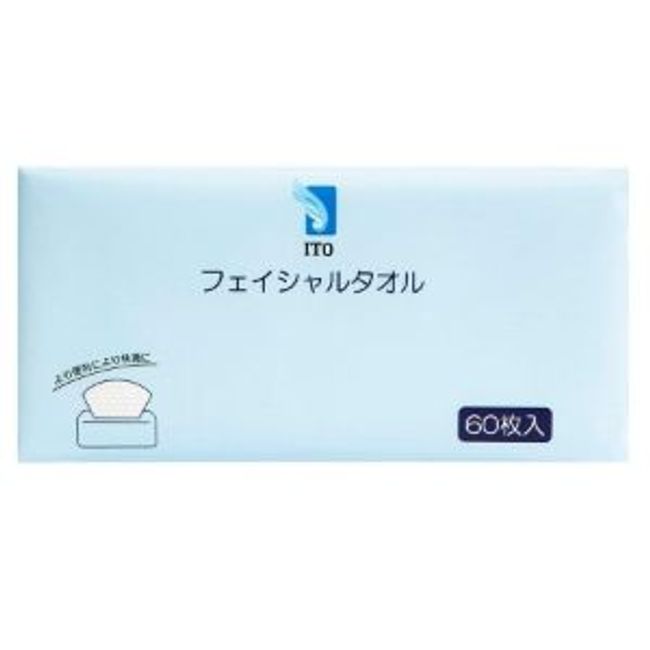 [BEAUTUNNEL] ITO facial towel (60 sheets) [Cosmetics]