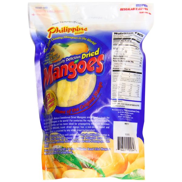 Philippine Brand Dried Mangoes, 20 Ounce