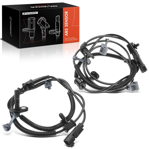 A-Premium ABS Wheel Speed Sensor Compatible with Chevrolet Models- Impala 2014-2018/2020, Malibu 2013-2015 - Rear Driver & Passenger Side, 2-PC Set