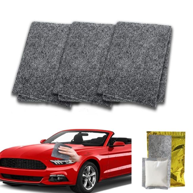 3 PCS Nano Sparkle Cloth,Nano Sparkle Cloth Car Scratches 3 Pack, Nano Magic Cloth Scratch Remover, Nano Cloth for Small and Medium Scratched on The Surface