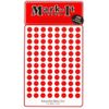 Medium 1/4" Removable Mark-it Brand dots for maps, Reports or Projects - red
