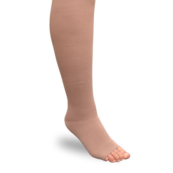 Exo Strong Compression Stocking Below Knee XXL Tall Black 20-30 Open Toe