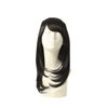 Inner Hat Wig Medium Straight Heat Resistant Chocolat Black