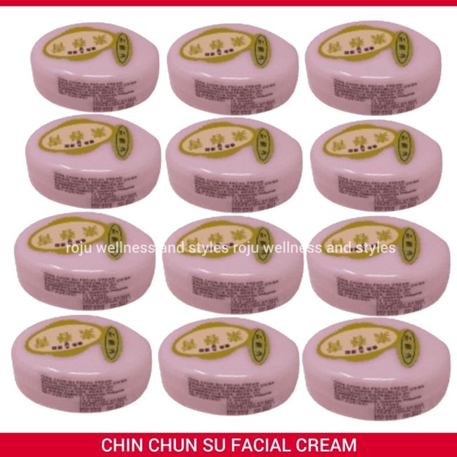 12 Pieces Chin Chun Su Face Cream (Beige Label)