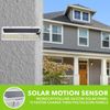 2 Pack 120 LED Solar Power Motion Sensor Wall Light Outdoor Garden Lamp White