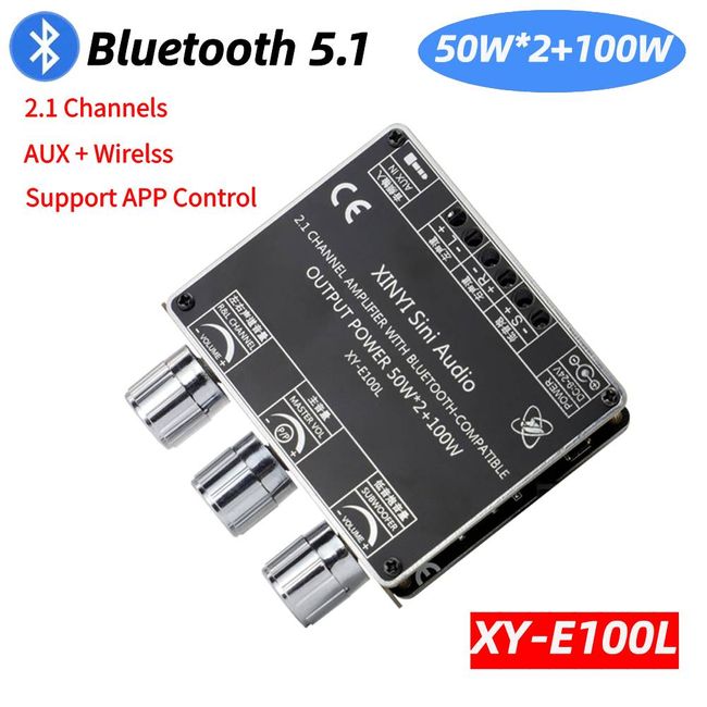 ZK-TB21 High Power 2.1 Channel Bluetooth Digital Amplifier Board 50WX2