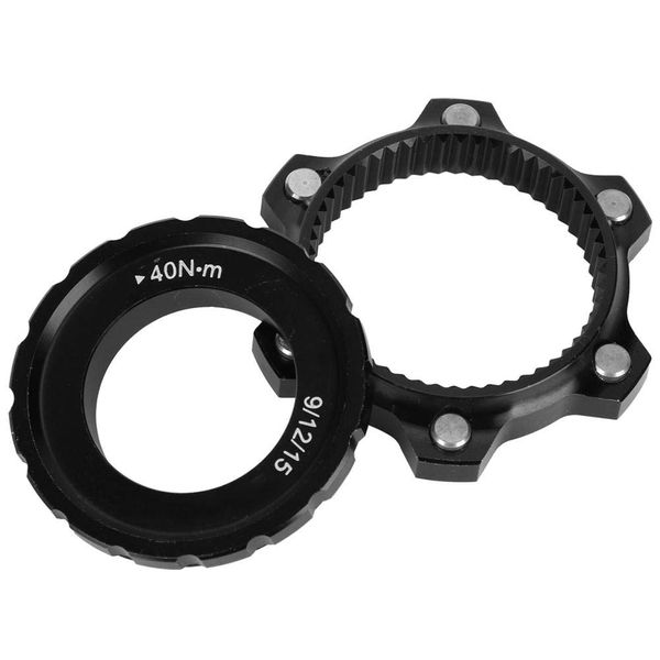 Keenso Center Lock Adapter, Fahrrad Center Lock Adapter für 6 Schrauben Disc Brake Boost Hub Spacer Fahrradteil Zubehör