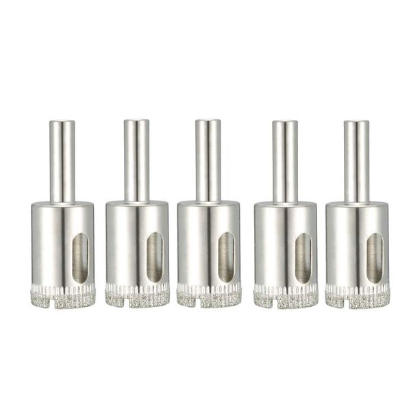 sourcingmap 5PCS 20mm Diamond Coated Hole Saw Drill Bits for Glass Ceramic Tile Marble Rock Porcelain Bottles Pots Brick