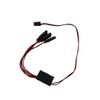 XSPANDER New 4-Way LED Light Controller Switch Cable Replacement Fit for 1/10 TRX-4 SCX10 RC Crawler Remote Control Car
