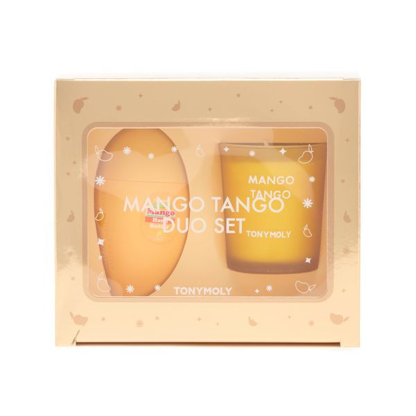 TONYMOLY Mango Tango Duo Set, Mango Hand Butter and Candle