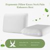 Memory Foam Neck Pillow Cooling Pillow Side Sleeper Body Pillow with Pillowcase