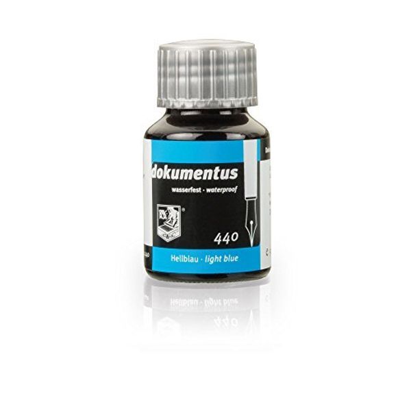 Rohrer & Klingner *since 1892* dokumentus light blue, document ink 50ml bottle