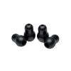 Silicone Replacement Ear Tips Eartips Earbud Stethoscope Accessories for Litman Stethoscope (Black)