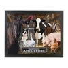 Farm Animals Barn Gathering Personalised Lap Tray Gift present