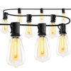 100FT Outdoor String Lights with Edison Shatterproof Bulbs, 2700K Lumens best!