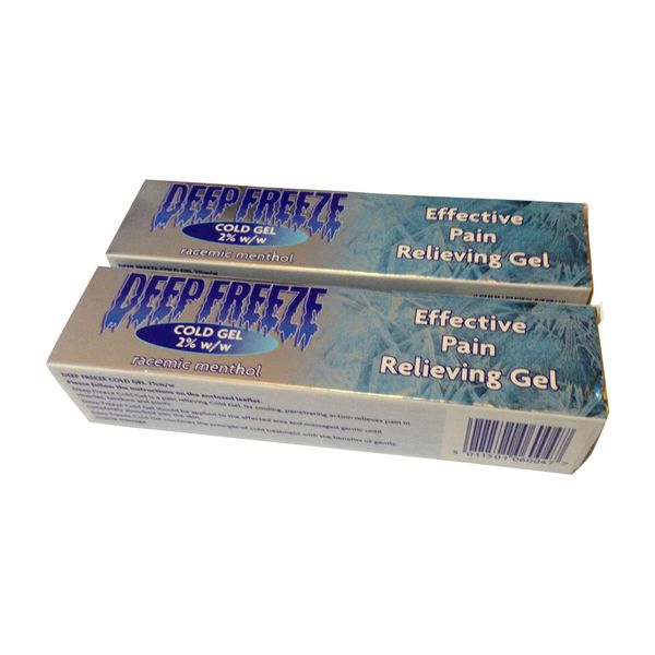 Deep Freeze Cold Gel Fast Targeted Pain relief, Multipack of 2, (35g each)