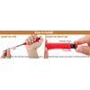 2 Pack Solid Carpenter Pencil with 14 Refill, Long Nosed Deep Hole Mechanical Pe