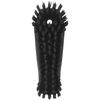Vikan 38909 Stiff Scrub Brush, Polypropylene, Polyester Bristle, 8", Black