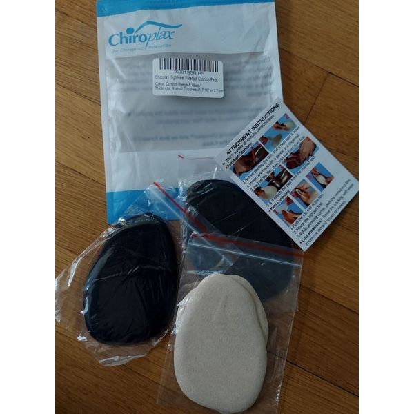 CHIROPLAX 3-Pack High Heel Forefoot Cushion Pads - NEW Normal Thickness