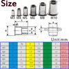 175PCS 304 Stainless Steel Rivet Nut Threaded Rivetnut Insert Nutsert(M3 M4 M5 M6 M8 M10)