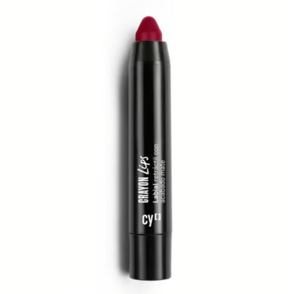 Cyzone Crayon Lips Long Lasting Intense Color Retractable Lipstick, Granate