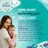 Lil-Lets Maternity Pads | 10 x Extra Long Maxi Thick Pads with Wings