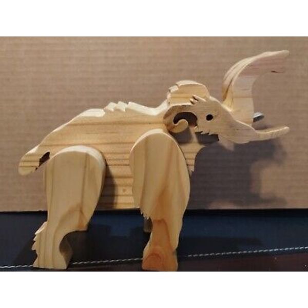 Scroll  Saw  Wooden Elephant  Toy  Figurine Art