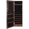 Jewelry Cabinet Armoire Large Box Organizer Mirror Armoire Storage Indoor Home