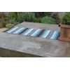 Del Mex (TM) Traditional Falsa Mexican Blanket Table Runner (Mint)