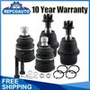 Front Upper & Lower Ball Joints Kit for GMC Envoy Chevy Trailblazer Bravada 4PCS