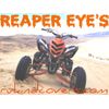 Raptor Yamaha 660 BLUE Eyes HeadLight Covers  atv