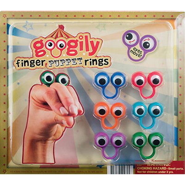 12 OOBI GOOGLY GOOGILY NOGGIN FINGER PUPPETS PARTY FAVORS CARNIVAL GOODY BAGS